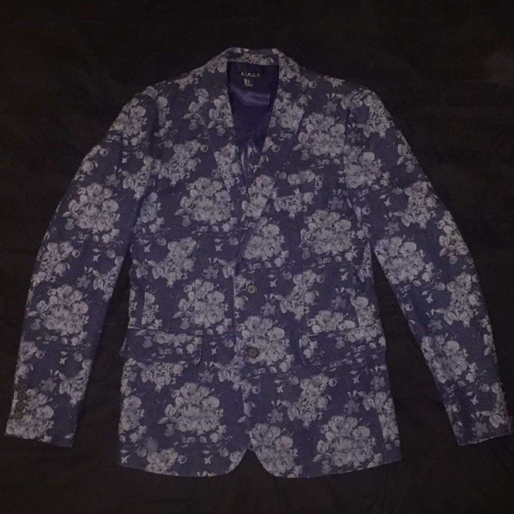 Men’s floral blazer jacket